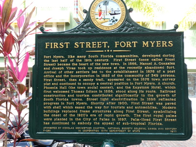 Cape Coral Vacation Rentals Downtown Fort Myers history
