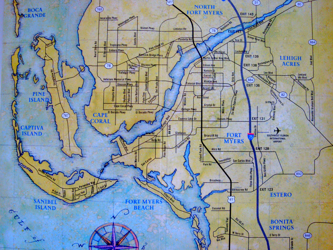 Map of Cape Coral