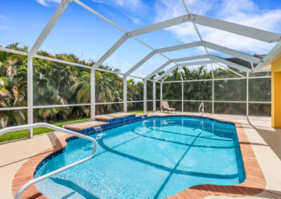 Vacation home with heated pool